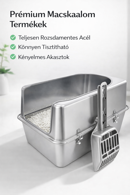 Prémium Alumínium Macska Alomtálca